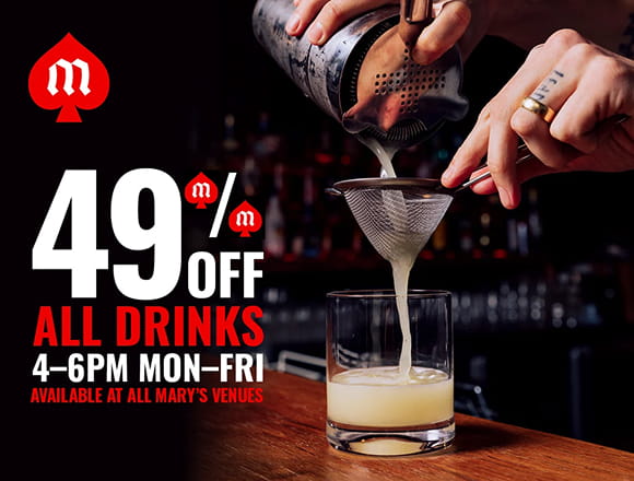 Drink Deals, <br>40% Off